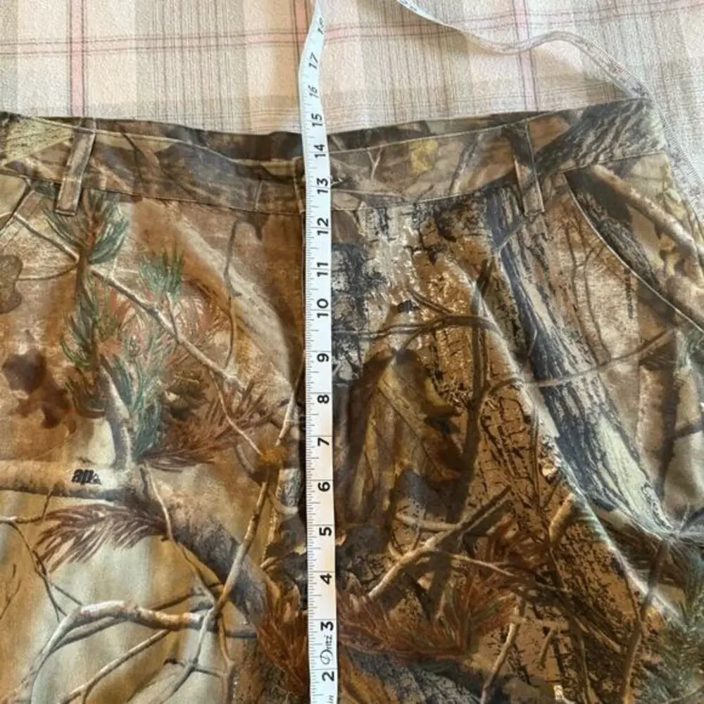 Realtree AP Camouflage Pants Mens XL Cargo Pocket Hunting Adjustable Waist‎